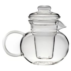 Borosilicate Glass Stovetop Safe Teapot with Glass Tea Infuser