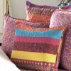 King size Multi-Color Floral Geometric Pattern 5-Piece Cotton Quilt Set