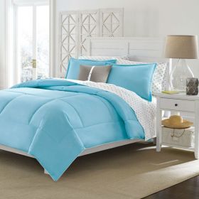 King size Blue Topaz Cotton Comforter - Machine Washable