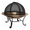 Classic 30-inch Copper Fire Pit with Dome Screen