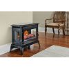 Black Portable Electric Fireplace Stove Infrared Heater