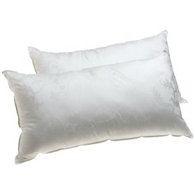 Set of 2 - King size Hypoallergenic Pillows with Gel Fiber Fill