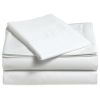 California King size 400 Thread Count Cotton Sheet Set in Eggshell