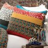 King size 3-Piece Quilt Set in Modern Colorful Stripe Geometric Floral Pattern