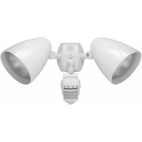 Outdoor Security 2-Light LED Floodlight with 360 Degree Motion Sensor