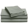 California King size 400 Thread Count Cotton Sheet Set in Sage Green