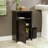 Bathroom Floor Cabinet with Shelf and Faux Granite Top
