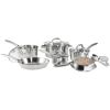 12-Piece Stainless Steel Cookware Set with Copper Bottom