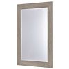 Rectangle 35 x 23 inch Bathroom Wall Mirror with Wood Frame
