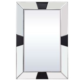 Modern 31 x 23 inch Rectangle Beveled Bathroom Wall Mirror