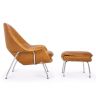 Daire Chair & Ottoman - Leather