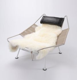 Gudmund Lounge Chair (Color: Leather Cushion)