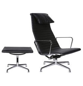 Thore Office Chair & Ottoman (Color: Material)